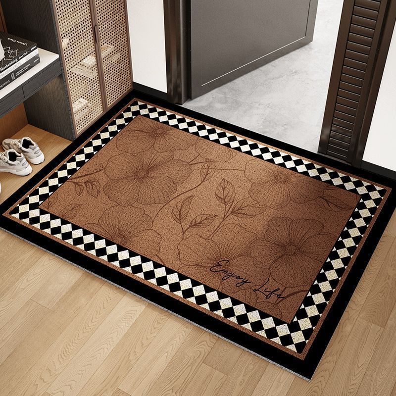Bamboo Leaf Printed Area Rug