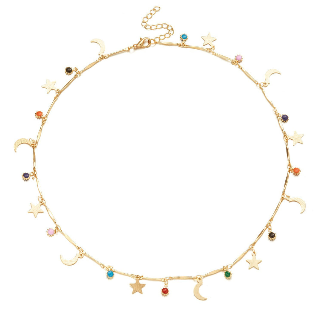Heart Charm Statement Necklace Kalsten