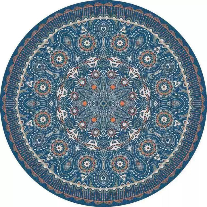 Round Vintage Area Rug