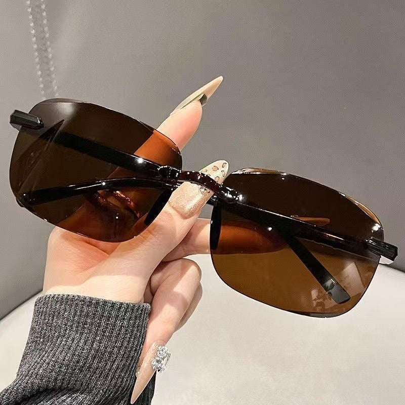 Stylish Oversized Shield Sunglasses Kalsten