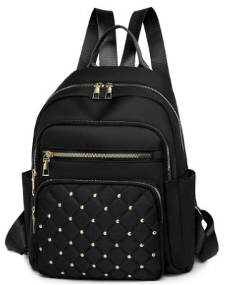 Women's Quilted Backpack with Decorative Studs Kalsten