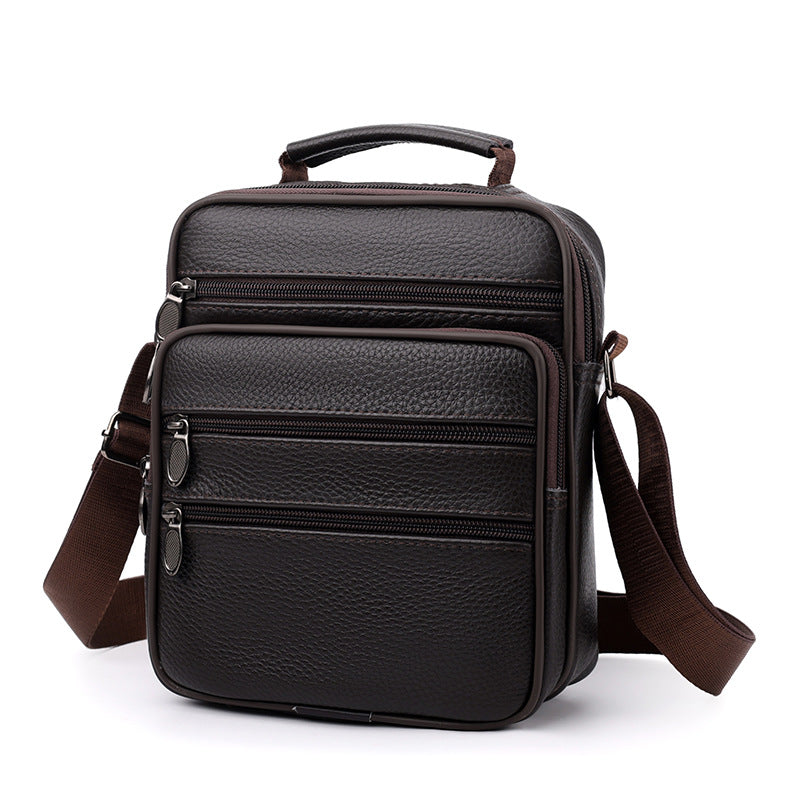 Sleek Multi-Pocket Crossbody Messenger Bag Kalsten