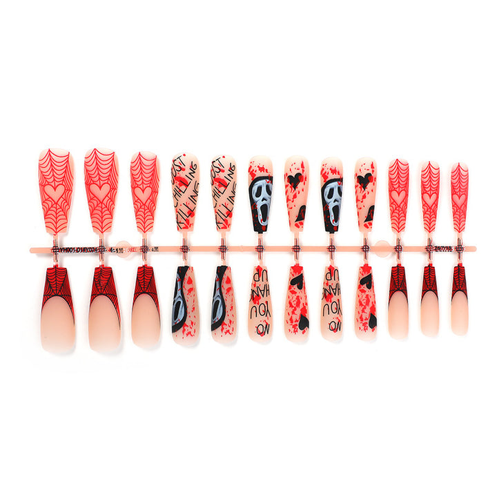 Halloween-Themed Decorative Press-On Nails Kalsten