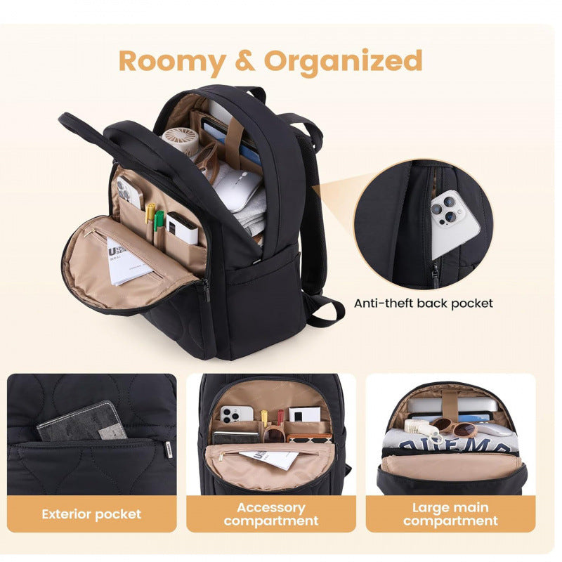 Eleganter Quilted Backpack Kalsten