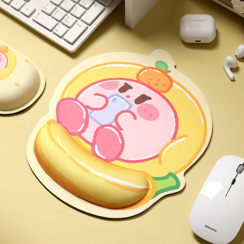 Cute Cartoon-Themed Gel Mouse Wrist Rest