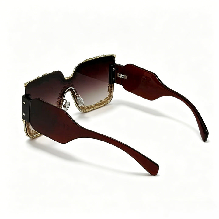 Women's fashionable safety glasses with unique crystal frame Kalsten