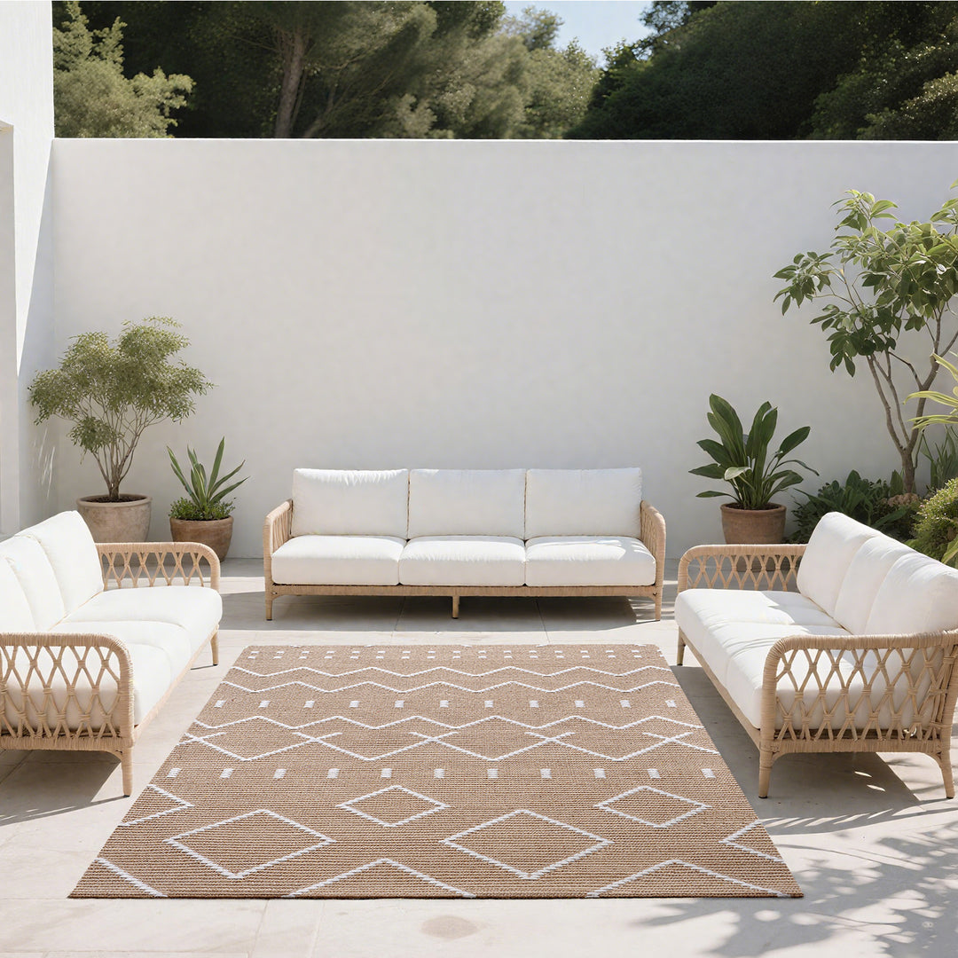 Geometric Outdoor Area Rug