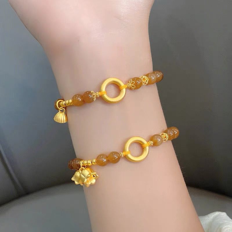 Elegant Beaded Charm Bracelet Kalsten