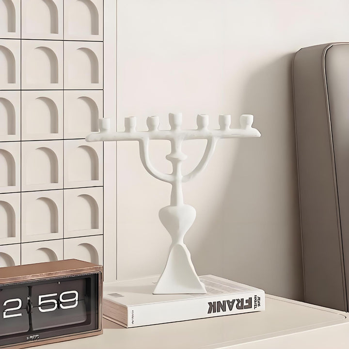 Modern Artistic Candle Holder Sculpture