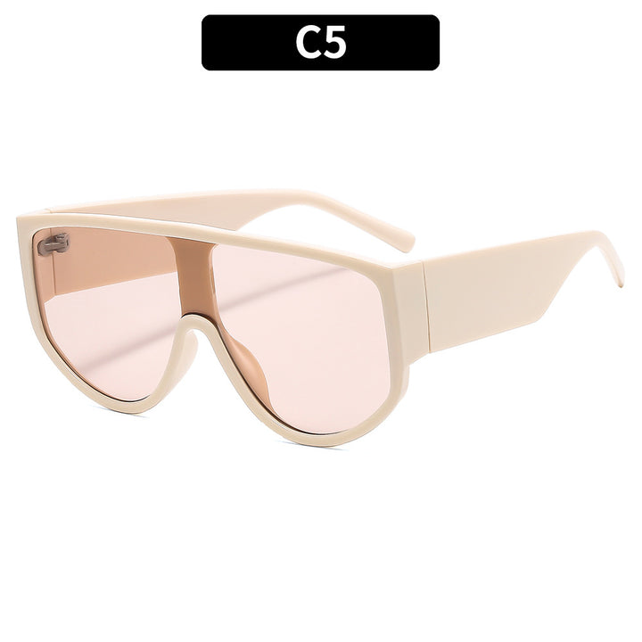 Futuristic Oversized Shield Sunglasses