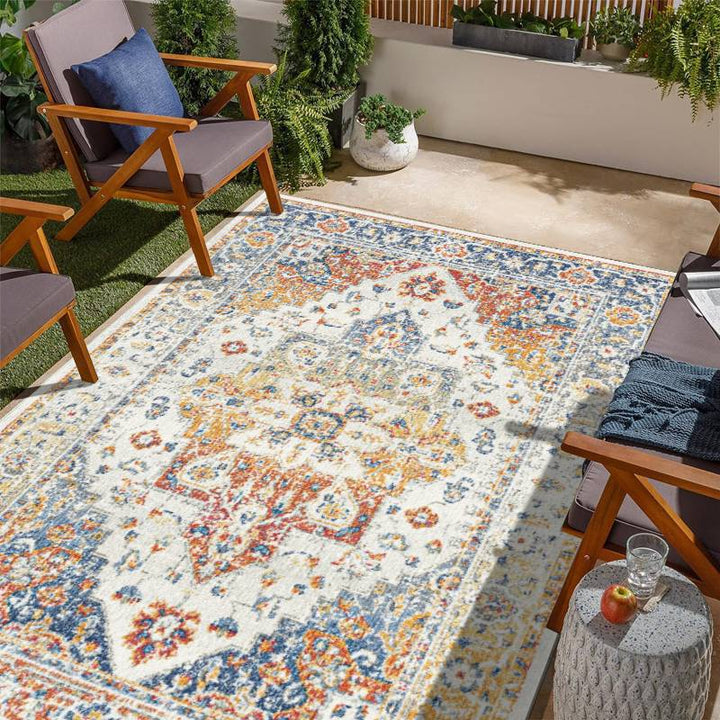 Geometric Patterned Outdoor Rug