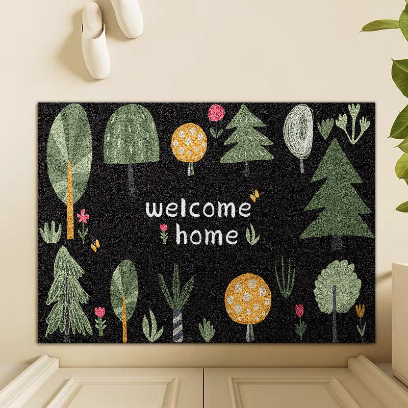 Playful Welcome Mat