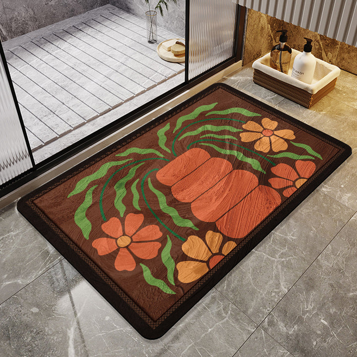 Floral Print Area Rug Kalsten