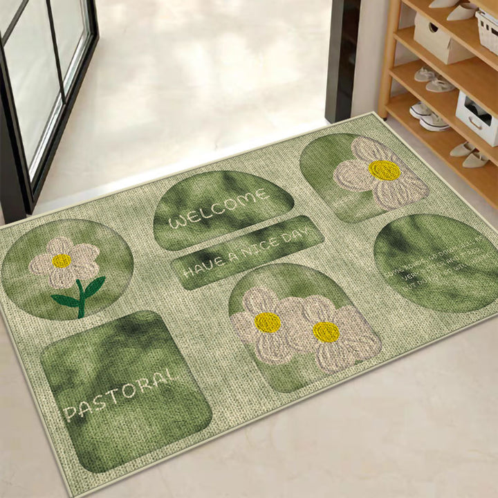 Decorative Star-patterned Bath Mat Kalsten