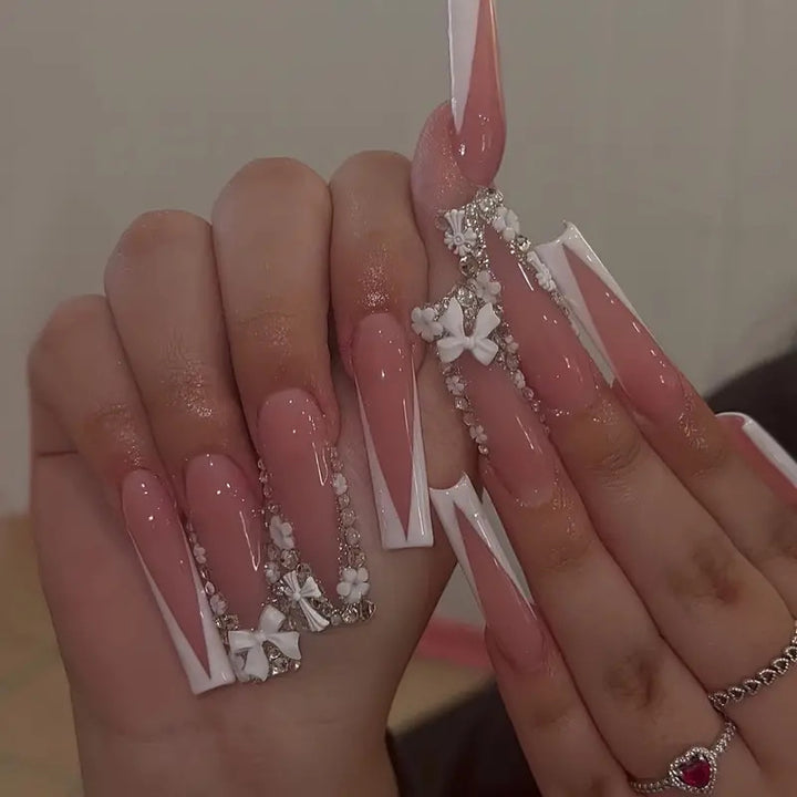 Glamorous Long Stiletto Press-On Nail Set Kalsten