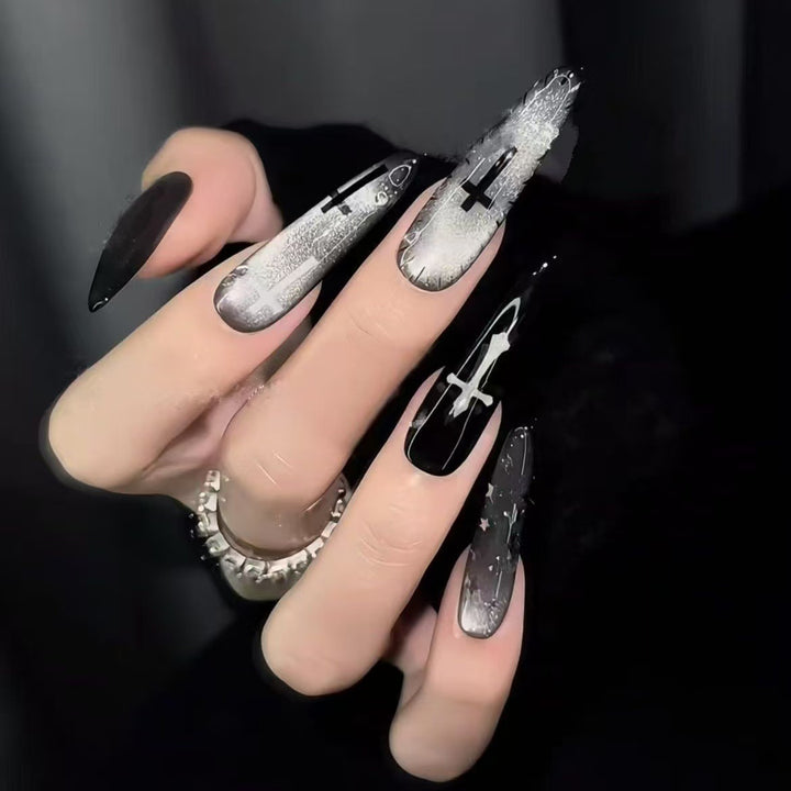 Glossy Acrylic Nail Extensions Kalsten