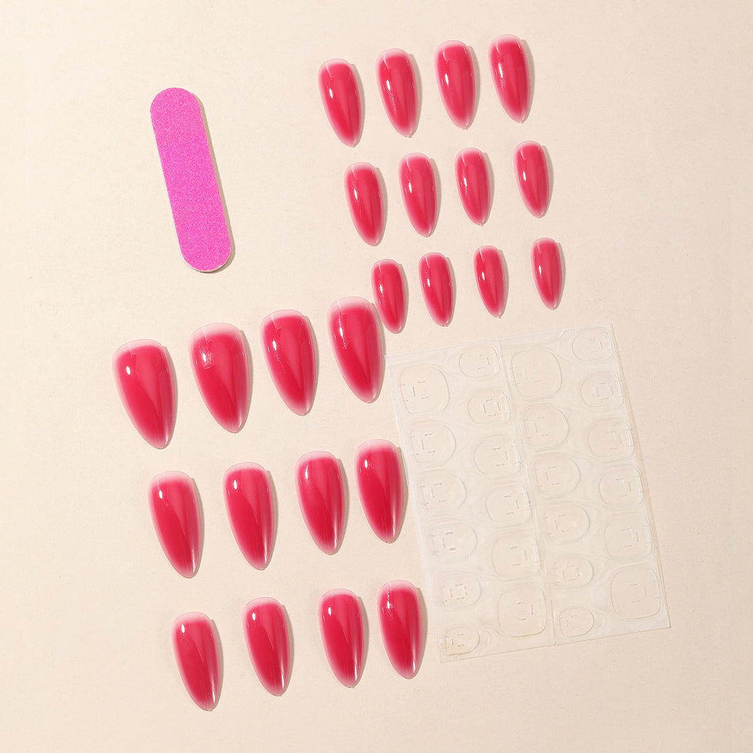 Glossy Ombre Stiletto Nail Extensions Kalsten