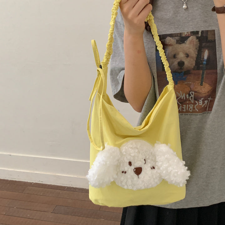 Playful Dog-Themed Shoulder Bag