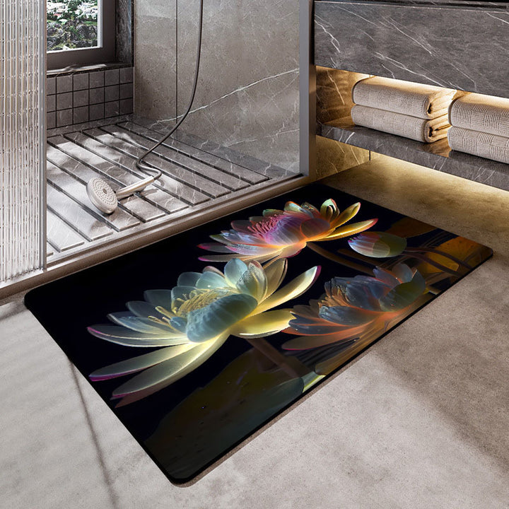 Motivational Phrase Bath Mat Kalsten