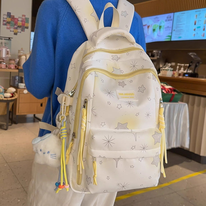 Multifunctional Star-Patterned Backpack