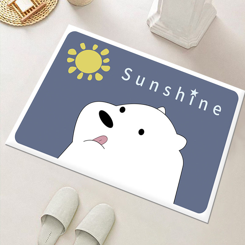 Cute Cat-Themed Indoor Area Mat