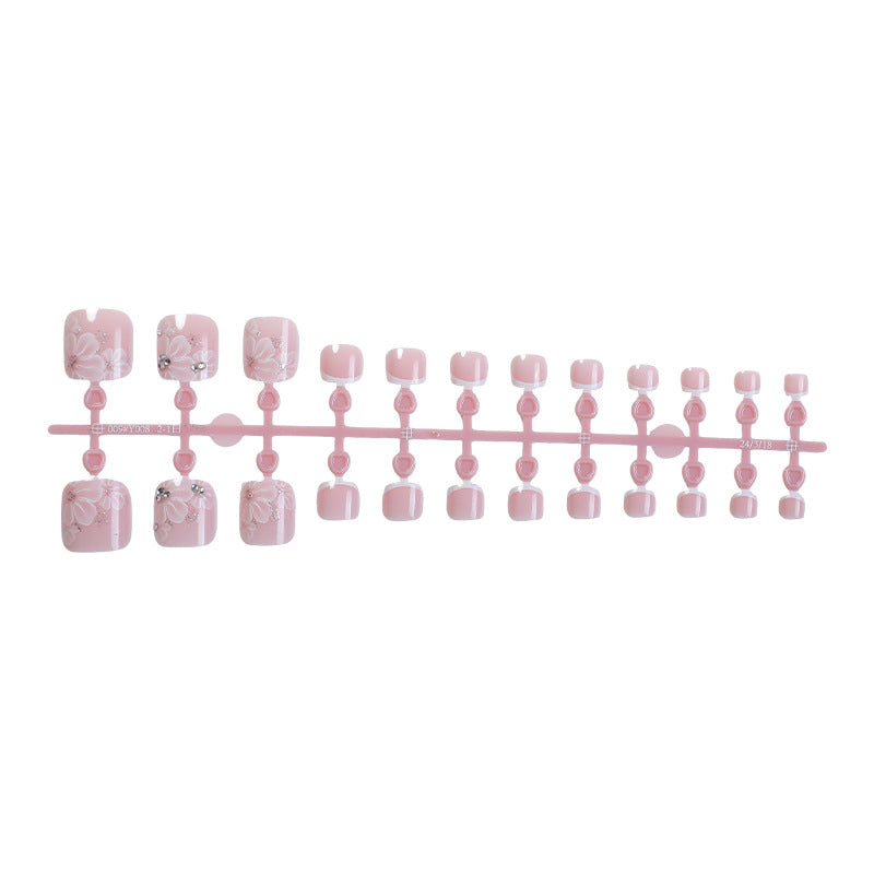 Premium Floral Press-On Nail Set Kalsten 1788496129