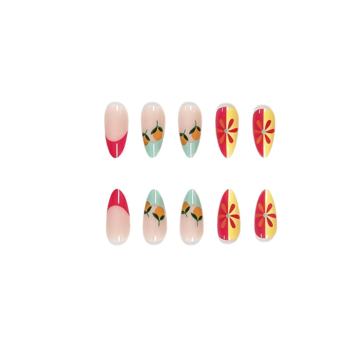 Abstract Themed Nail Art Enhancements Kalsten
