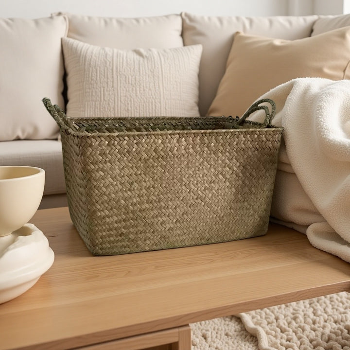 Women's basket with handwoven design Kalsten