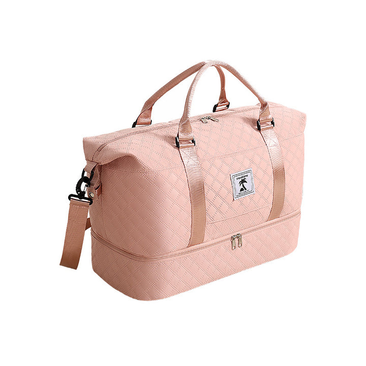 Spacious Quilted Travel Duffel Bag Kalsten