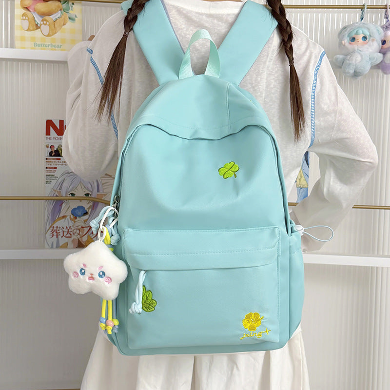 Casual Multi-Pocket Backpack with Fun Accents Kalsten