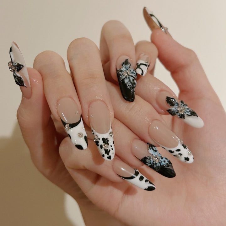 Floral-Themed Press-On Nail Design Collection Kalsten