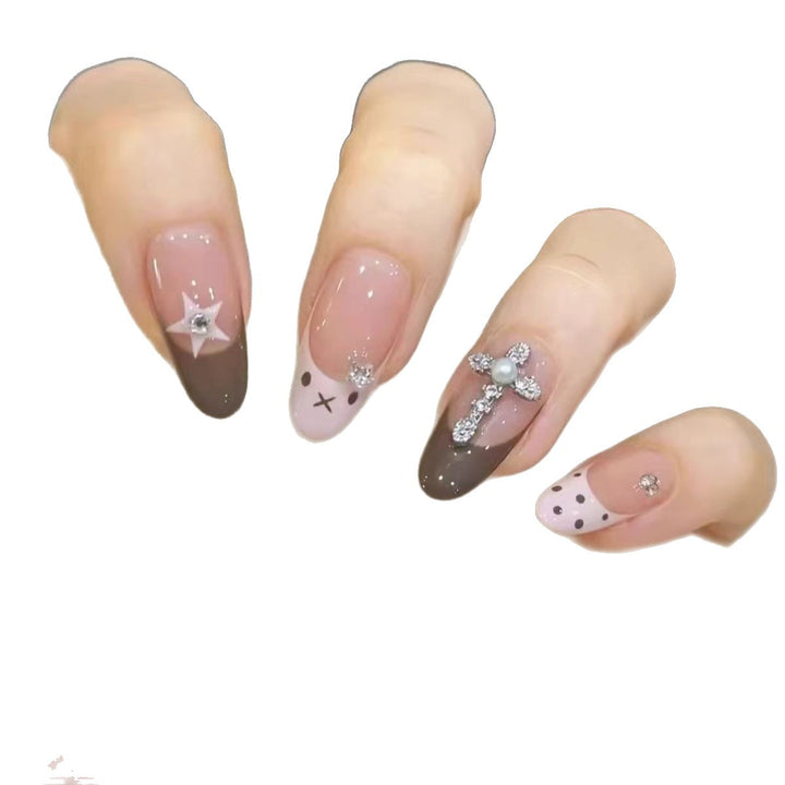 Decorative Stiletto Press-On Nails Kalsten