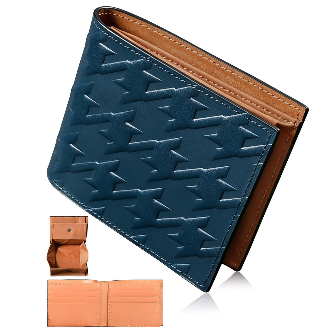 Textured Double-Sided Leather Wallet Kalsten