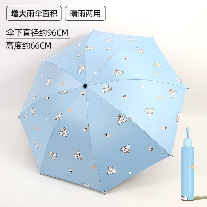 Women's Folding Umbrella with Animal Pattern Kalsten