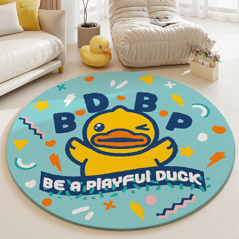 Playful Cartoon Character Area Rug