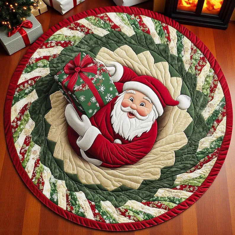 Decorative Christmas-Themed Area Rug