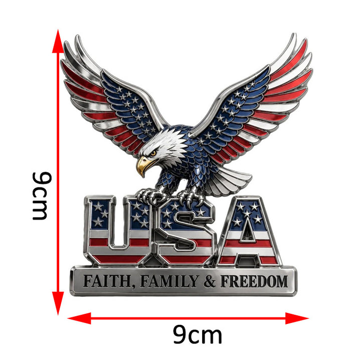 Decorative figure with eagle symbolism