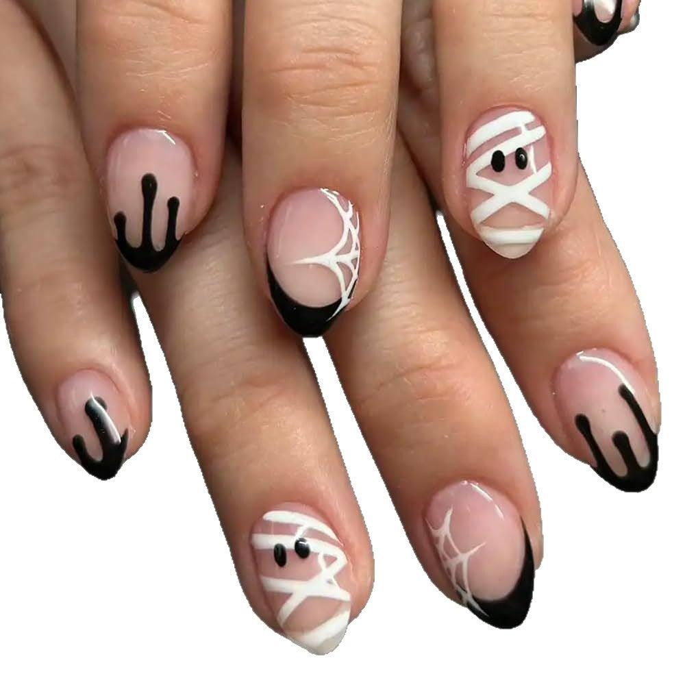 Creative nail art set with Halloween motifs Kalsten
