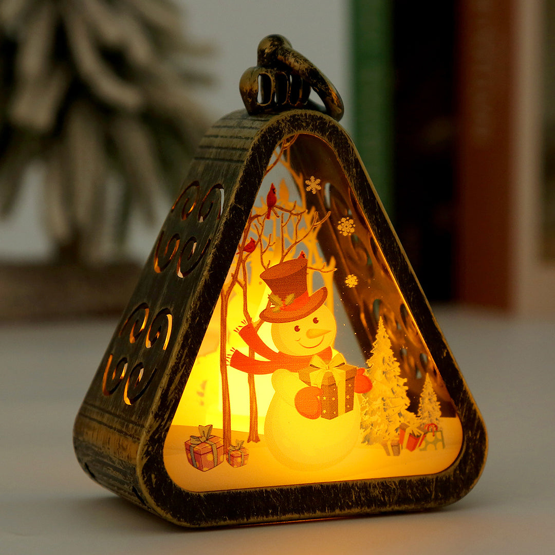 Cheerful decorative lantern