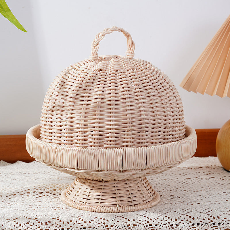 Woven Decorative Cloche Food Cover Kalsten