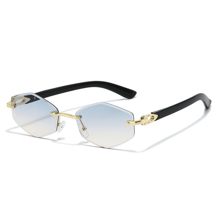 Futuristic Hexagonal Frame Sunglasses Kalsten