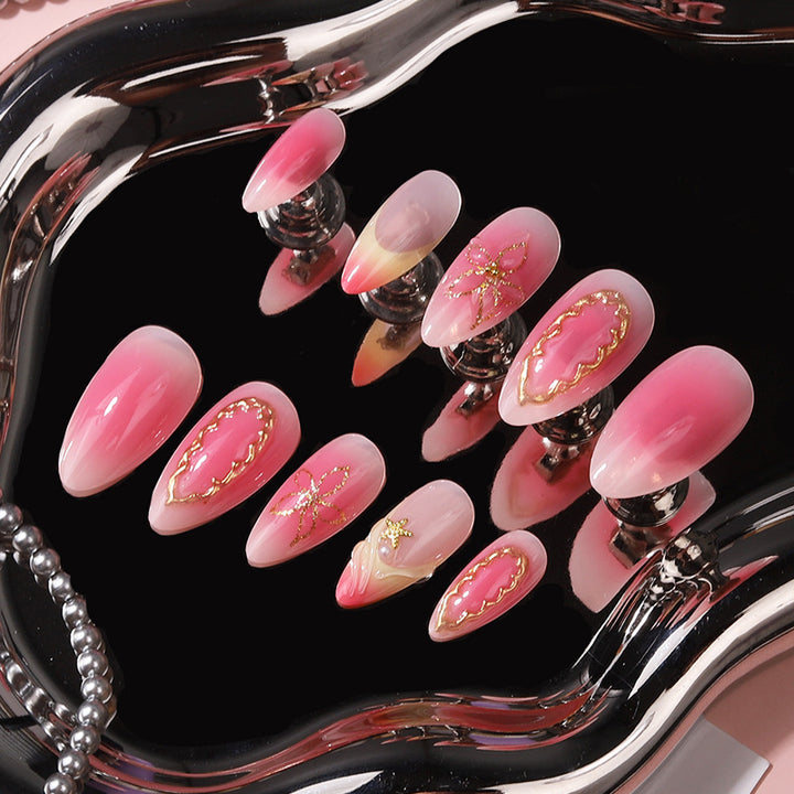 Elegant Abstract Press-On Nail Set Kalsten