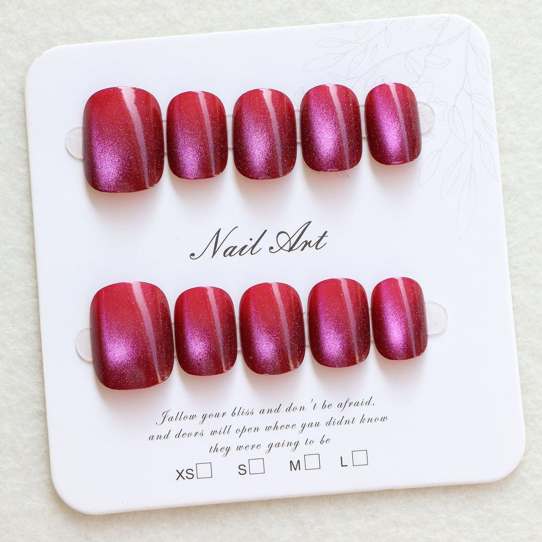Glossy Press-On Nail Set Kalsten