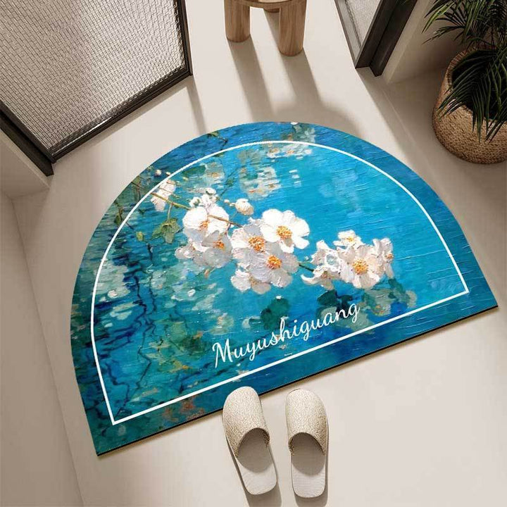 Artistic Floral Decor Rug