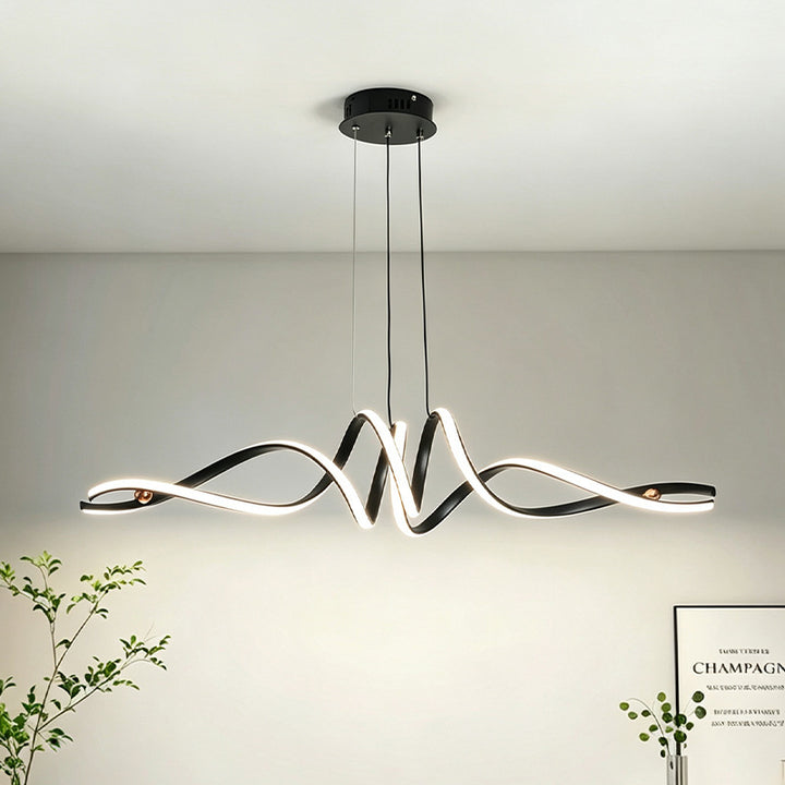 Contemporary Wave Pendant Light