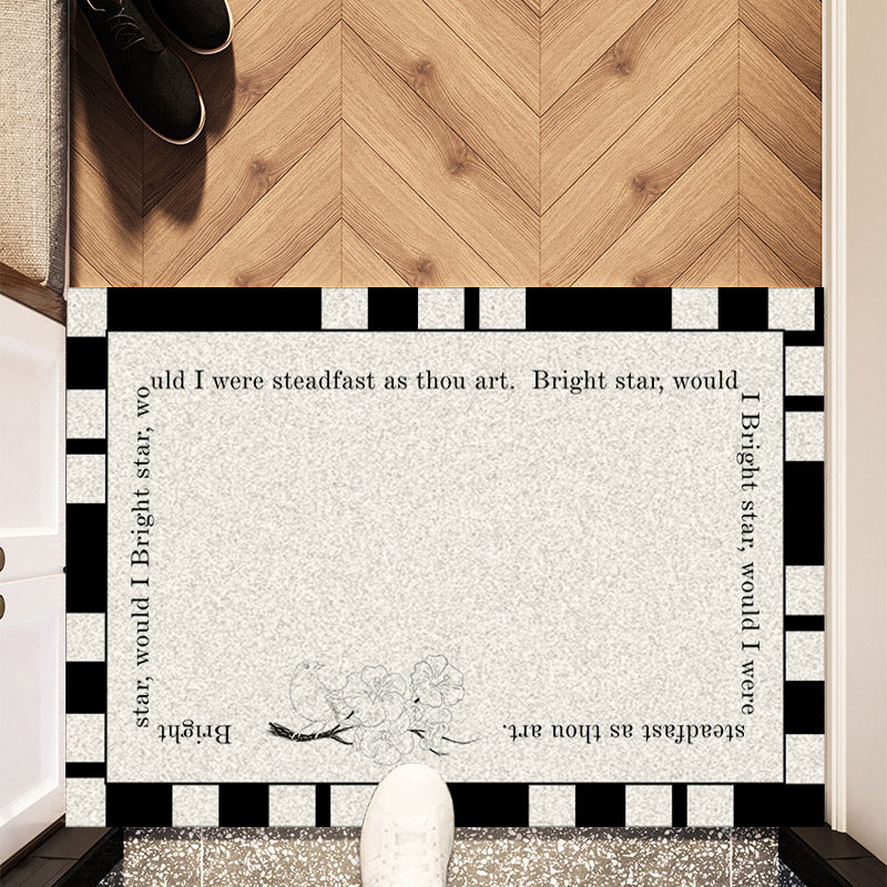 Elegant Textured Welcome Mat