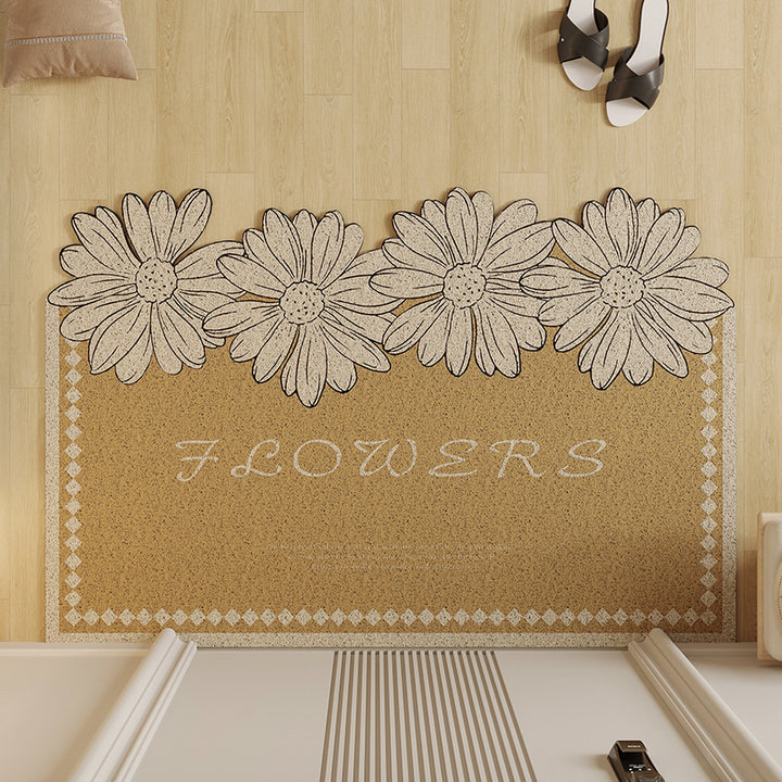 Floral Design Indoor Mat