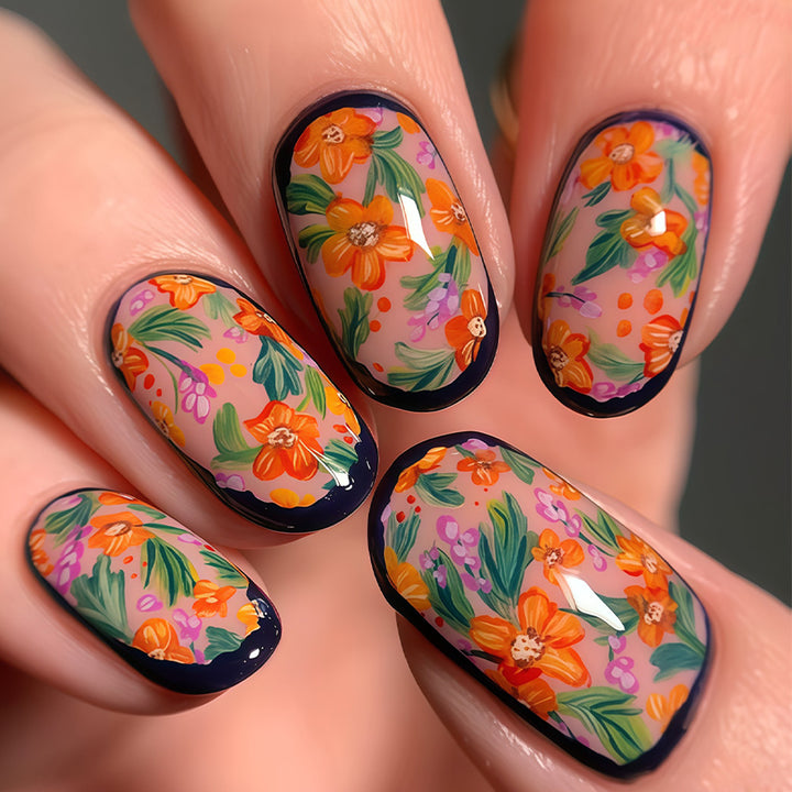 Seasonal Themed Press-On Nail Art Set Kalsten
