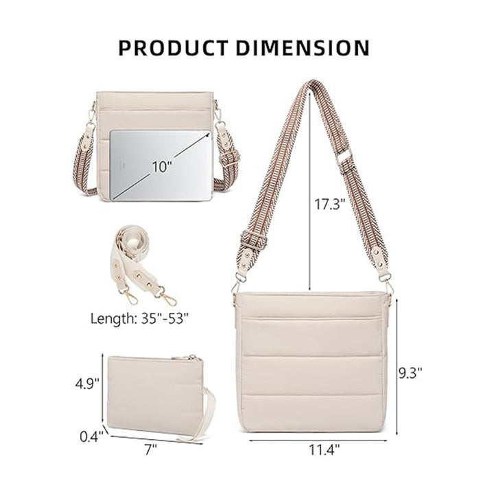 Fashionable shoulder bag with removable card case Kalsten