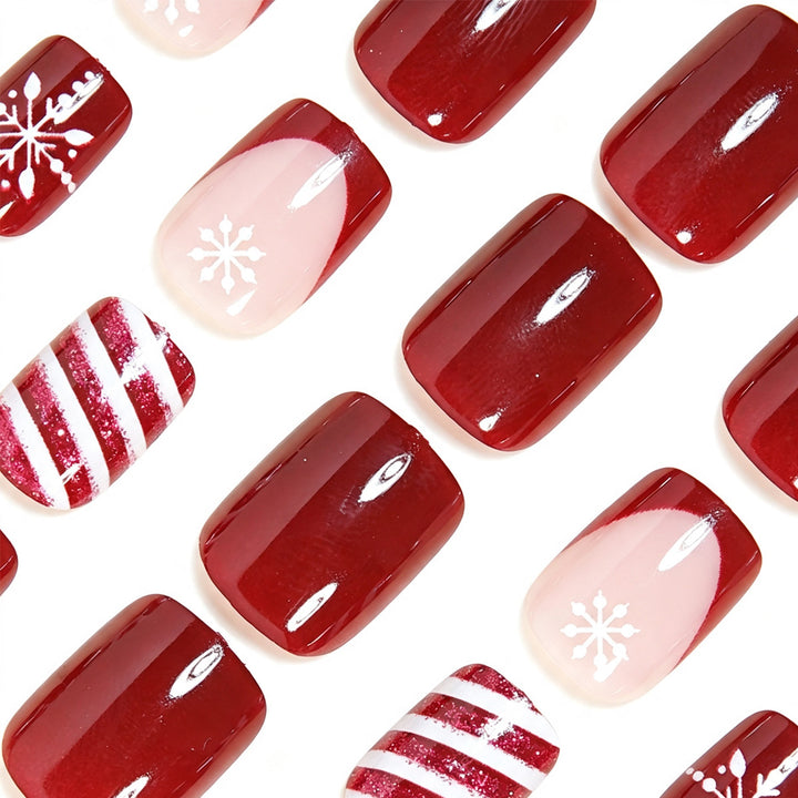 Festive Holiday-Themed Nail Art Set Kalsten